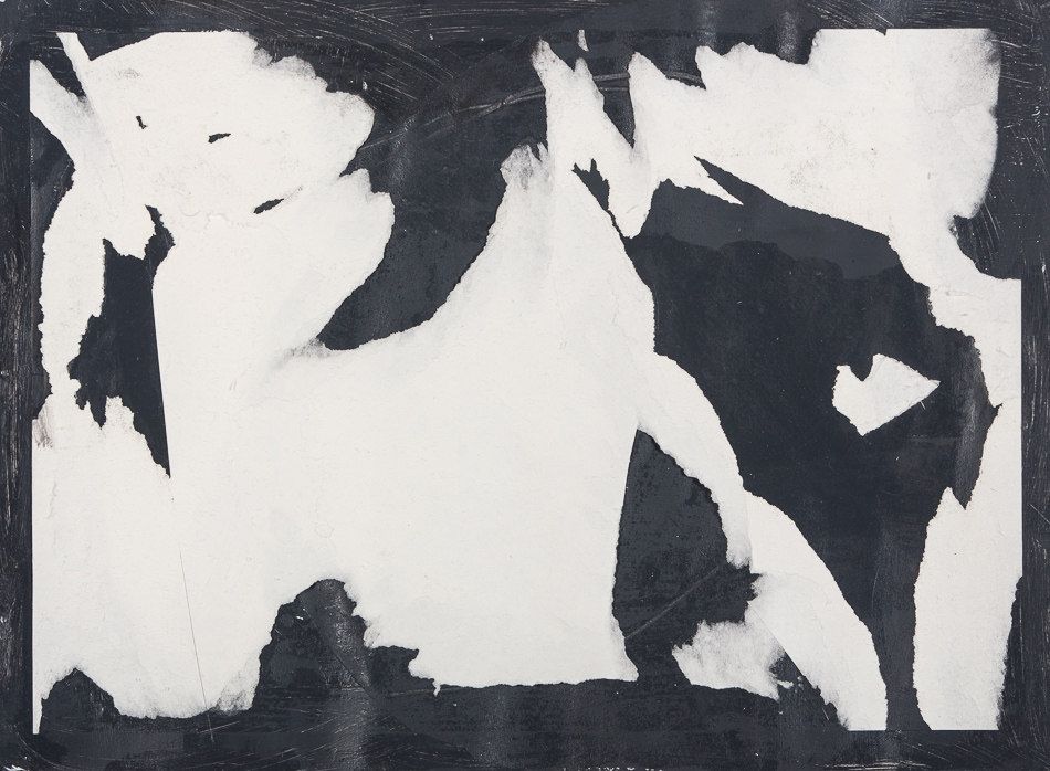 Bild, o.T., 2020, 38x45 cm, Acryl auf Papier